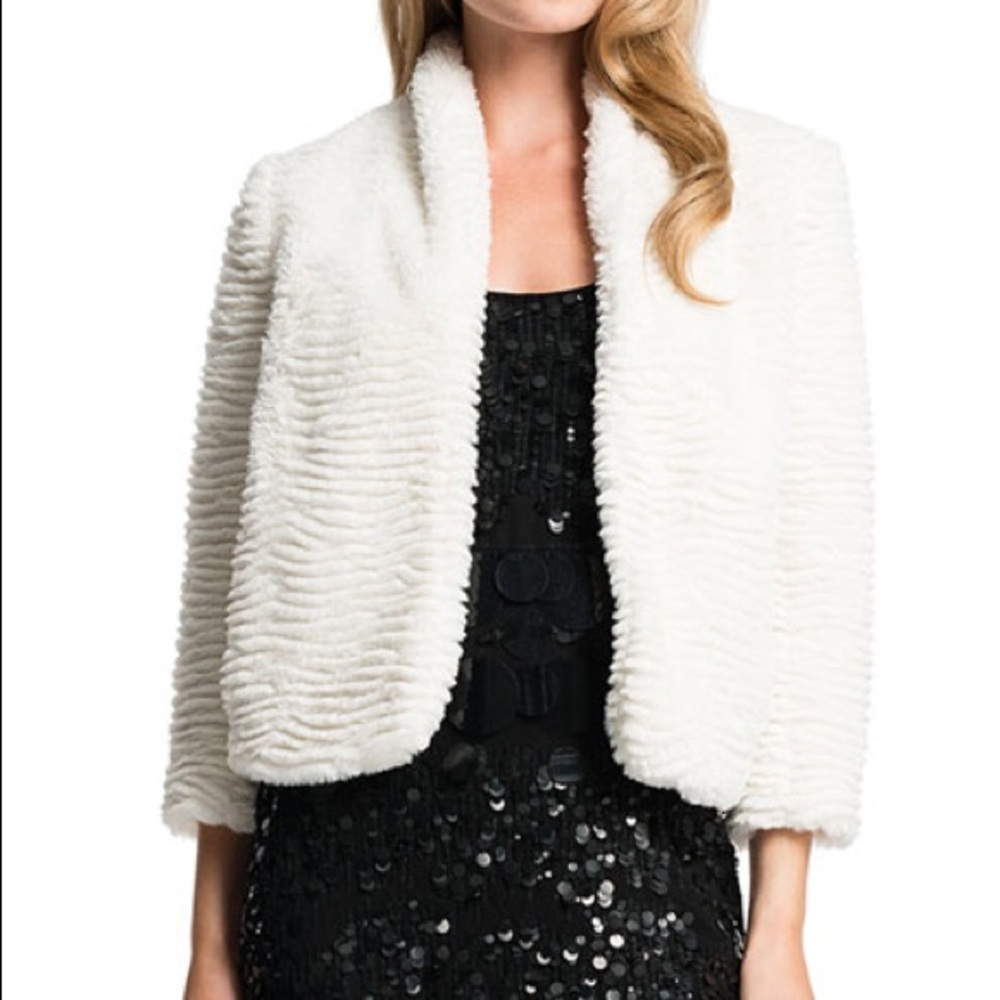 Nordstrom’s Cynthia Steffens London fauxfur Jacket